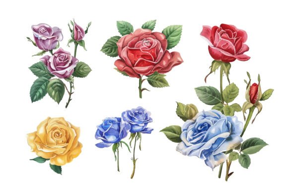 Download Hand Painted Flowers - Hand painted flowers Collection