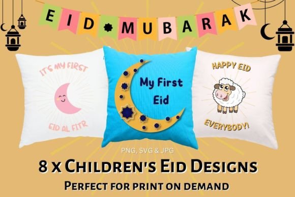 Download 8 Children's Eid POD Bundle - Pod bundle Collection