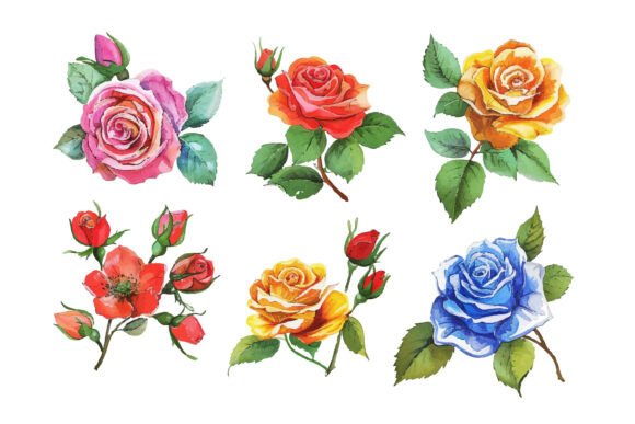 Download Hand Painted Flowers - Hand painted flowers Collection