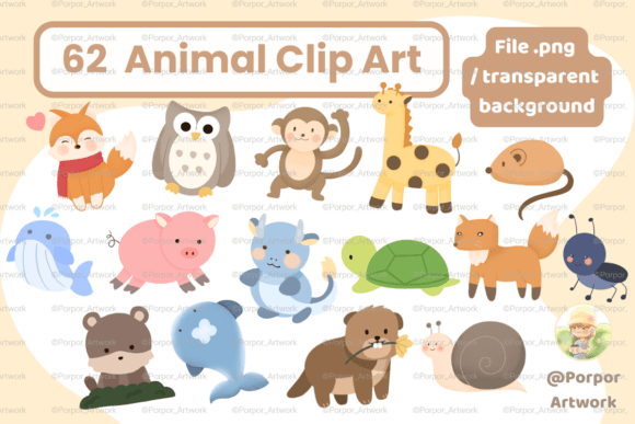 Download 62 Cute Animal PNG Clip Art Crafts - Cute animal png Collection