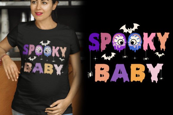 Download Halloween T Shirts,Retro Spooky Baby - Premium Resources