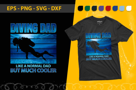 Download Diving Dad T-shirt - Premium Resources